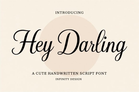 Hey Darling Font
